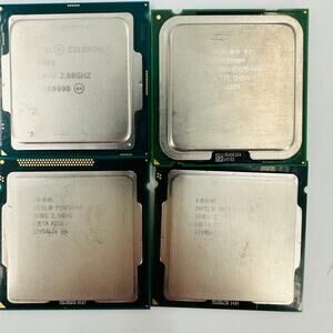 Lot of 4 Intel '03 Pentium 4 G645 Celeron G3900 CPU Processors